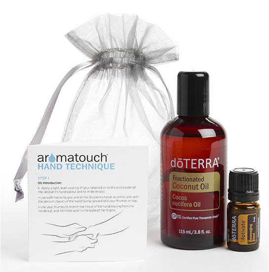  DoTerra Sada aramatouch technika na ruky