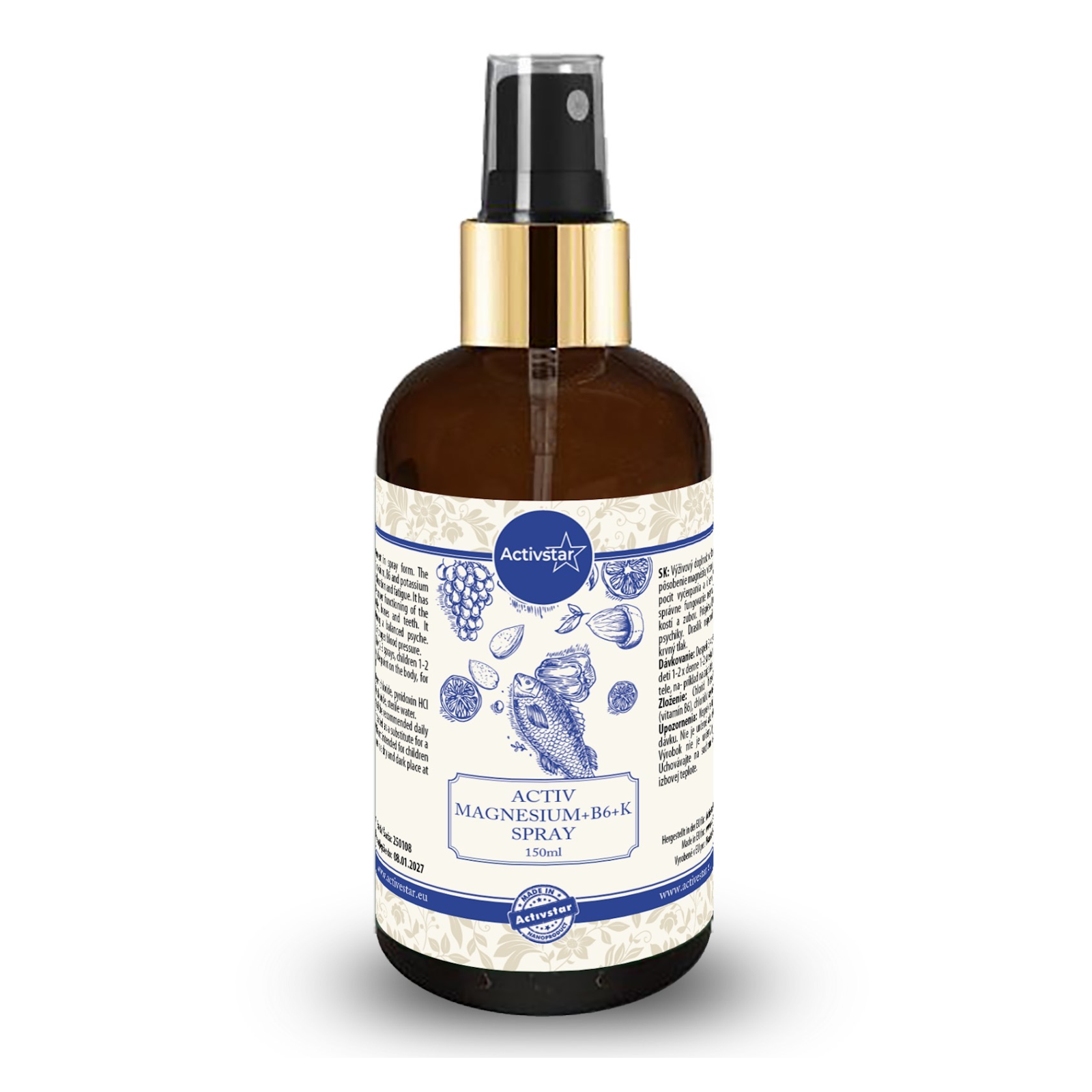 ACTIVSTAR ACTIVMAGNESIUM B6+K2 SPRAY 150 ml