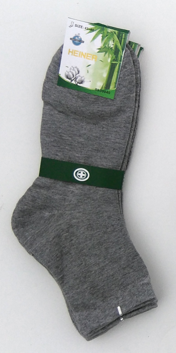 Pánske klasické ponožky sivé 3 páry 39-42