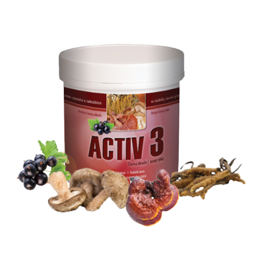 ACTIV 3 - ČIERNA RÍBEZĽA 230 G
