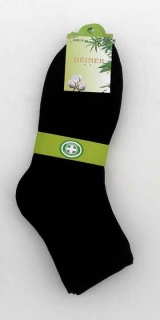 Pánske klasické ponožky čierne 3 páry 43-46