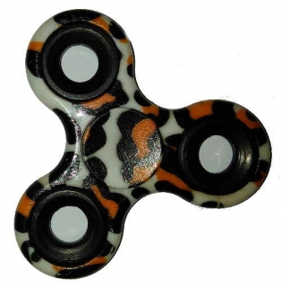 Fidget Spinner oranžovo-čierný